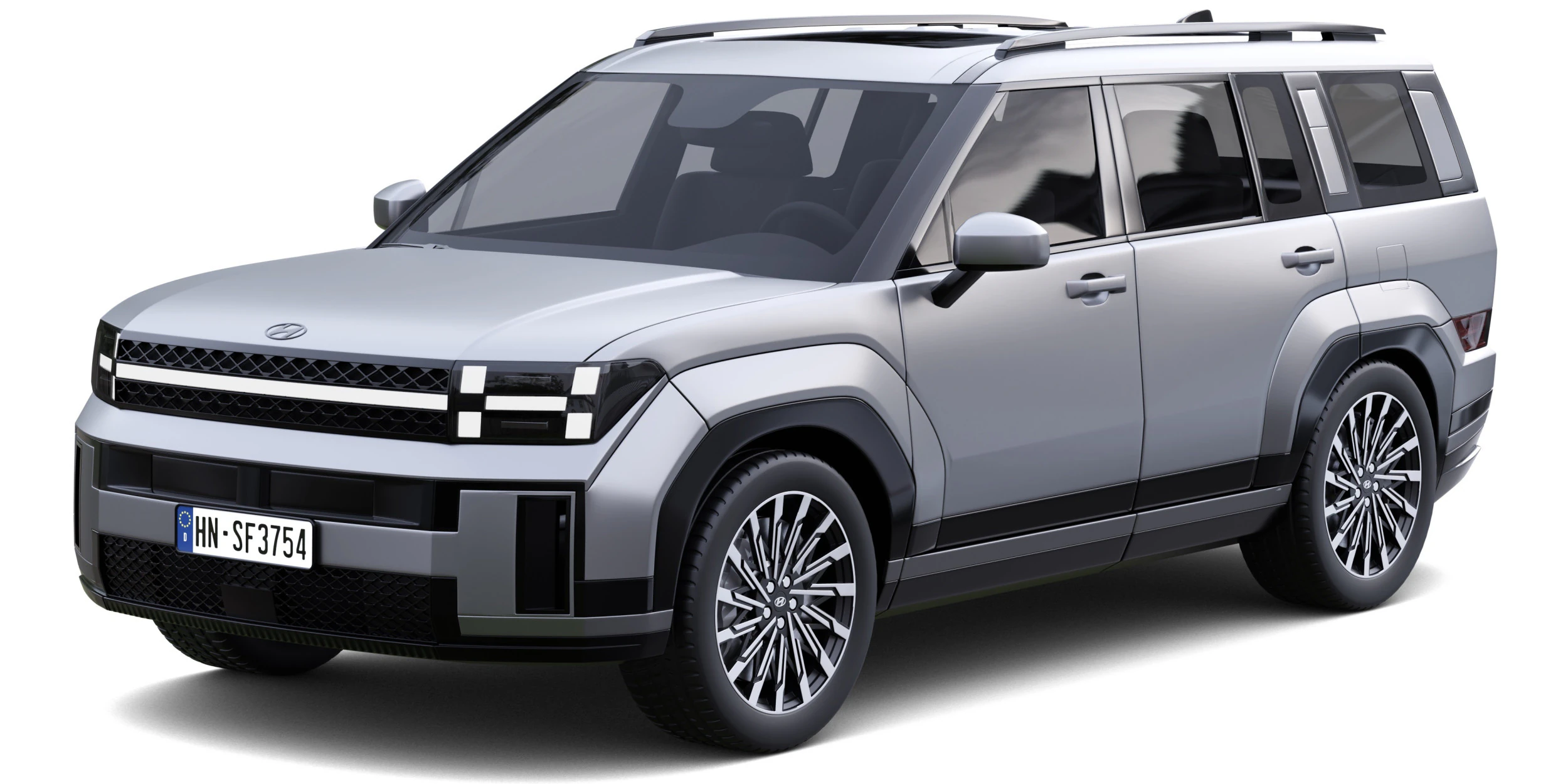 Hyundai Santa FE 3D Model .c4d .max .obj .3ds .fbx .stl .blend 