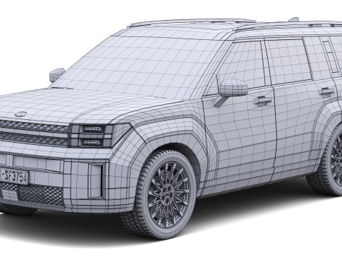 Hyundai Santa FE 3D Model
