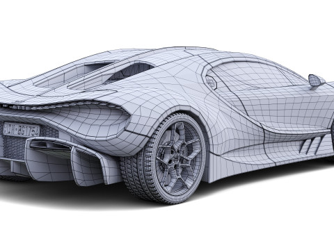 Bugatti Tourbillon 3D Model