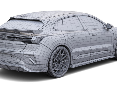 Zeekr 001 FR 3D Model