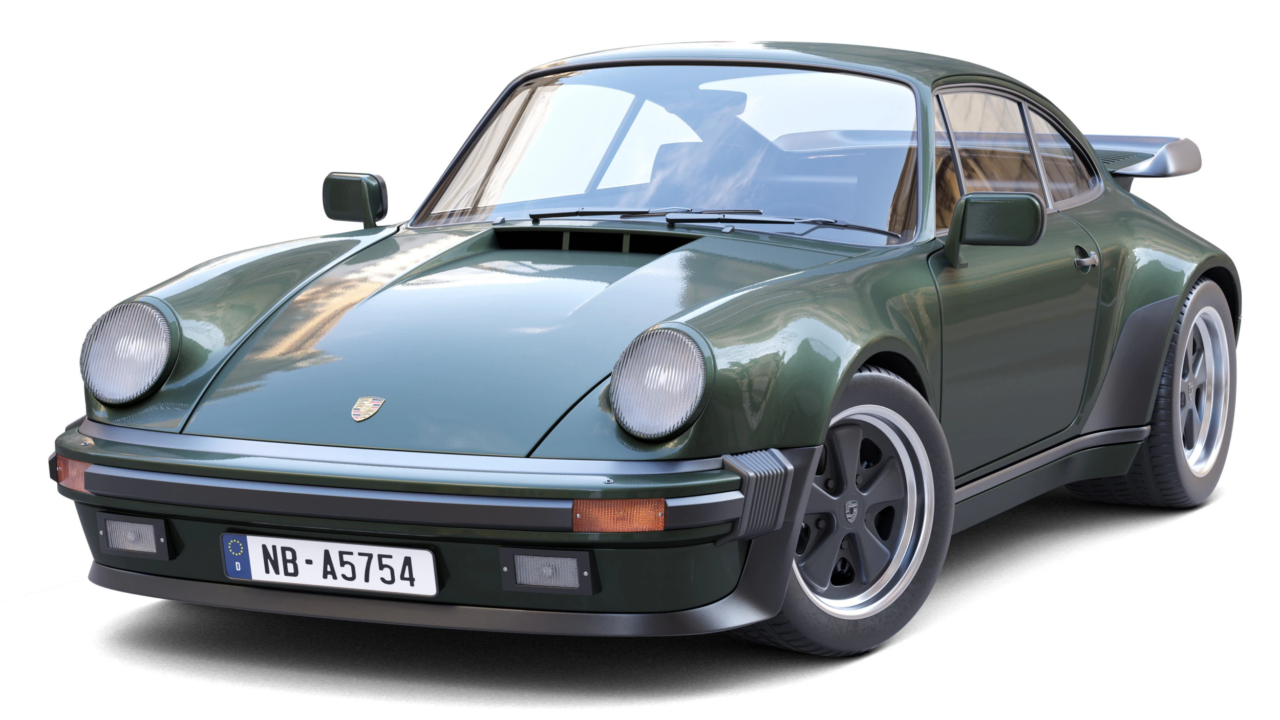 Porsche 911 930 Turbo 1974 3D Model .c4d .max .obj .3ds .fbx .stl .blend 