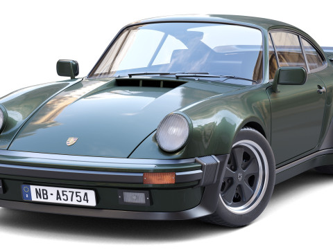 Porsche 911 930 Turbo 1974 Modello 3D