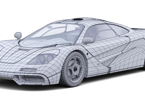 McLaren F1 3D Model