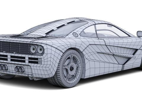 McLaren F1 3D Model