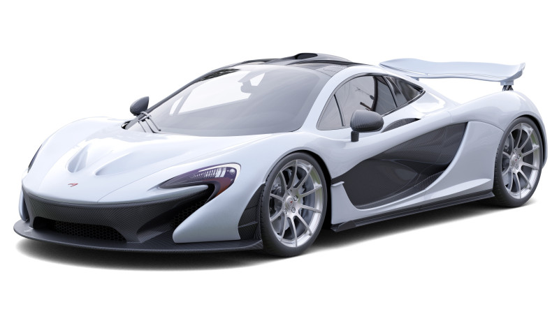 McLaren P1 3D Model .c4d .max .obj .3ds .fbx .stl .blend 