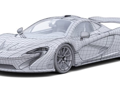 McLaren P1 3D Model