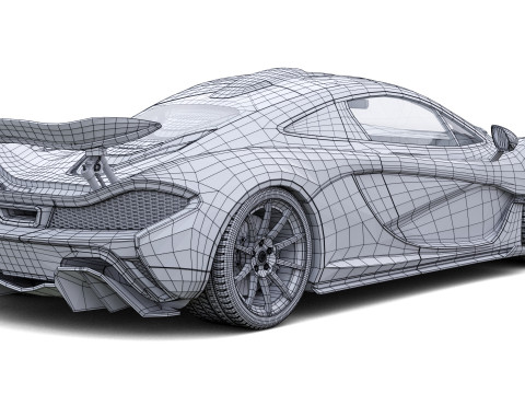McLaren P1 3D Model