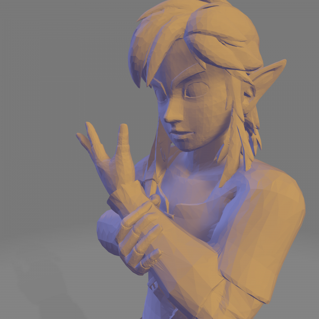 Link botw 3D Print Model .c4d .max .obj .3ds .fbx .stl .blend 