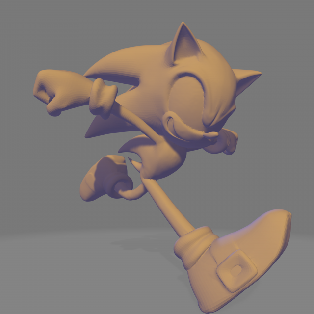 Sonic tails amy and knuckles Model do druku 3D .c4d .max .obj .3ds .fbx .stl .blend 