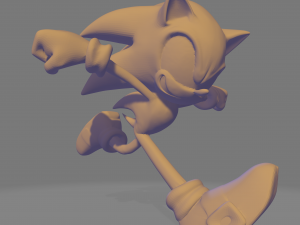 Sonic tails amy and knuckles 3D Baskı Modeli