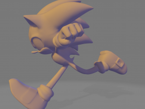 Sonic tails amy and knuckles Model do druku 3D