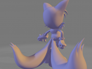 Sonic tails amy and knuckles Model do druku 3D