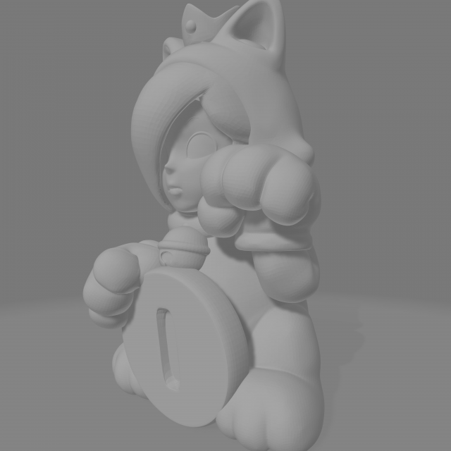 Mario Neko Pack 3D Print Model In Toys 3DExport