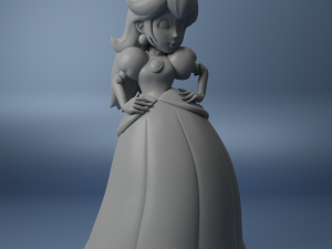 Princess peach Model do druku 3D