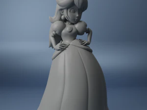 Princess peach 3D Print Model