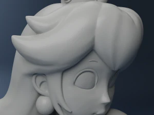 Princess peach 3D Print Model