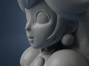 Princess peach 3D Print Model