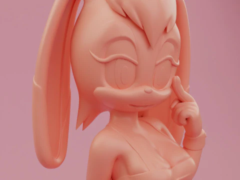 Vanilla the rabbit bikini 3D Print Model