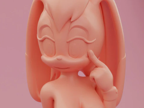 Vanilla the rabbit bikini 3D Print Model