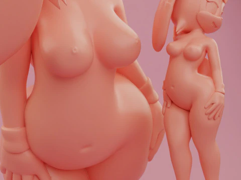 Vanilla the rabbit bikini 3 3D Print Model
