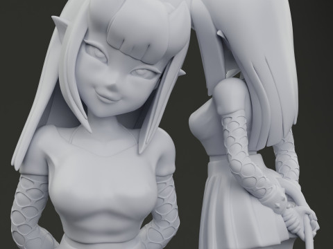 Succubus Meru 19 3D Baskı Modeli