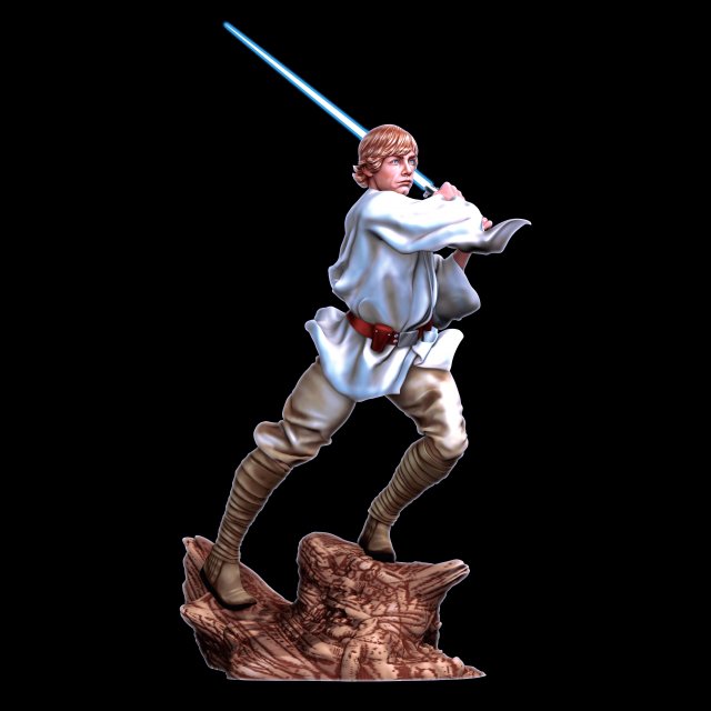 Luke skywalker shop 3d model
