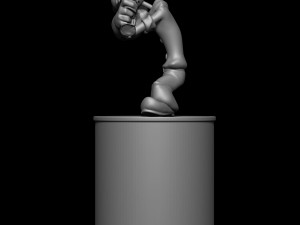 POPEYE 3D MODEL FIGURE AND CAN 3D Baskı Modeli