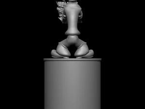 POPEYE 3D MODEL FIGURE AND CAN 3D Print Model