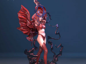 Scarlet Witch for Print 3D Print Model
