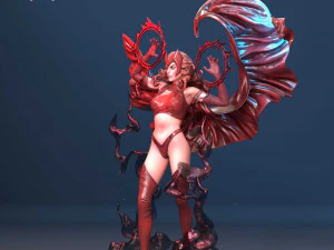 Scarlet Witch for Print 3D Print Model