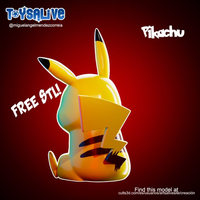 Fichier 3D gratuit Support de montre Pikachu pour montre Pokemon