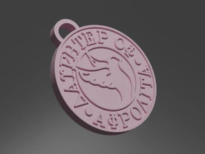 Schl&uuml;sselanh&auml;nger 1 T&ouml;chter der G&ouml;tter 3D Druckmodell