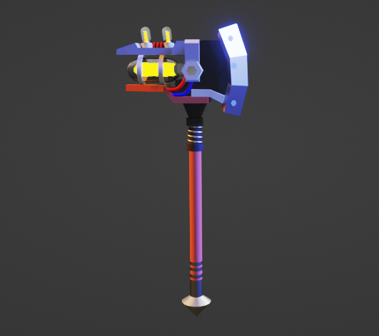 Game Axe 3D Модель .c4d .max .obj .3ds .fbx .stl .blend 