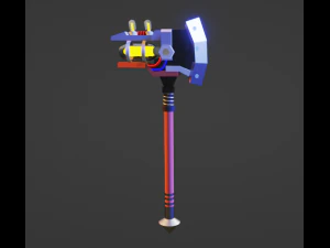 Game Axe 3D Model