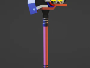 Game Axe 3D Model