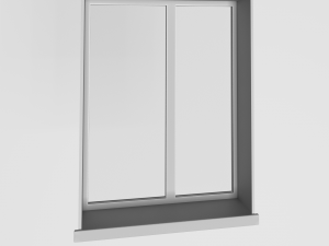 Pack of 13 plastic windows Modèle 3D