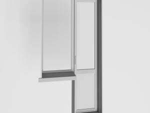 Pack of 13 plastic windows Modèle 3D