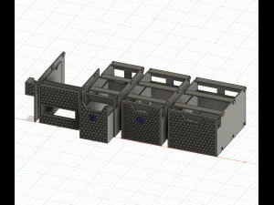 Ящики ИКЕА Фредде 3D Модель