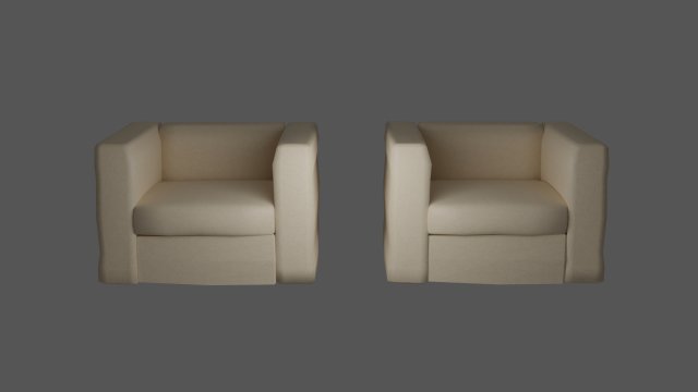 Sofa Chairs 3D Model .c4d .max .obj .3ds .fbx .stl .blend