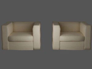 Kanepe Sandalyeleri 3D Model