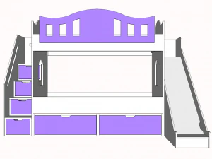 Kabin putri Model 3D