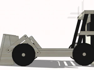 Tractor Bed 3D Model