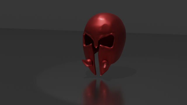 Hellish helmet 3D Modell .c4d .max .obj .3ds .fbx .stl .blend