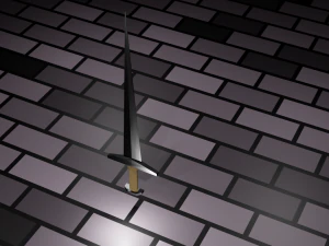 Steel Sword 3D Model