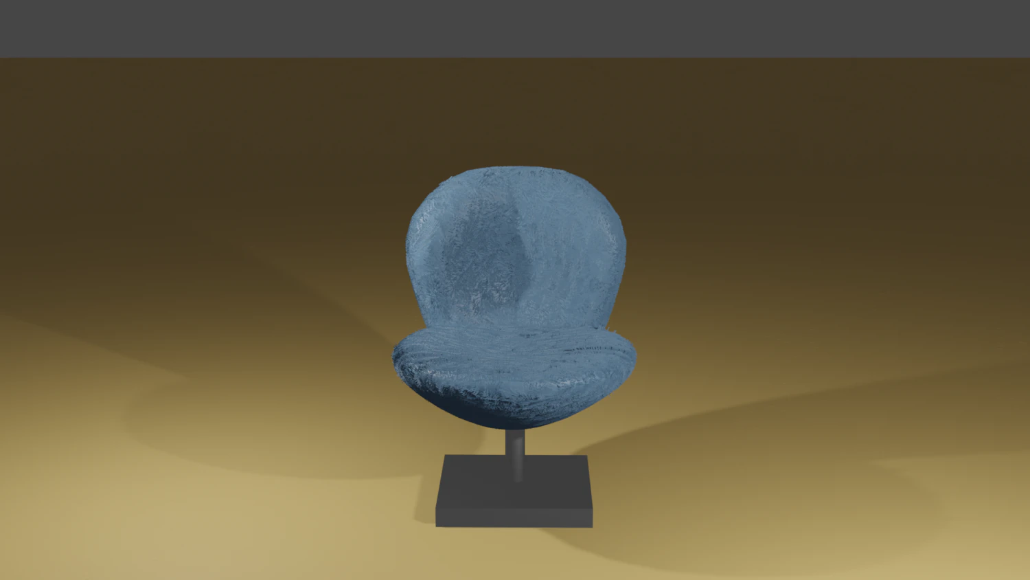 软蓝色椅子 3D 模型 .c4d .max .obj .3ds .fbx .stl .blend 