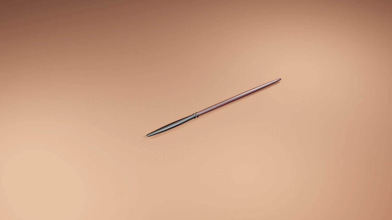 Draco malfoys wand 3D Model .c4d .max .obj .3ds .fbx .stl .blend 