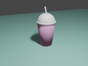 Pink Cup 3D Model