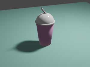 Pink Cup 3D Model
