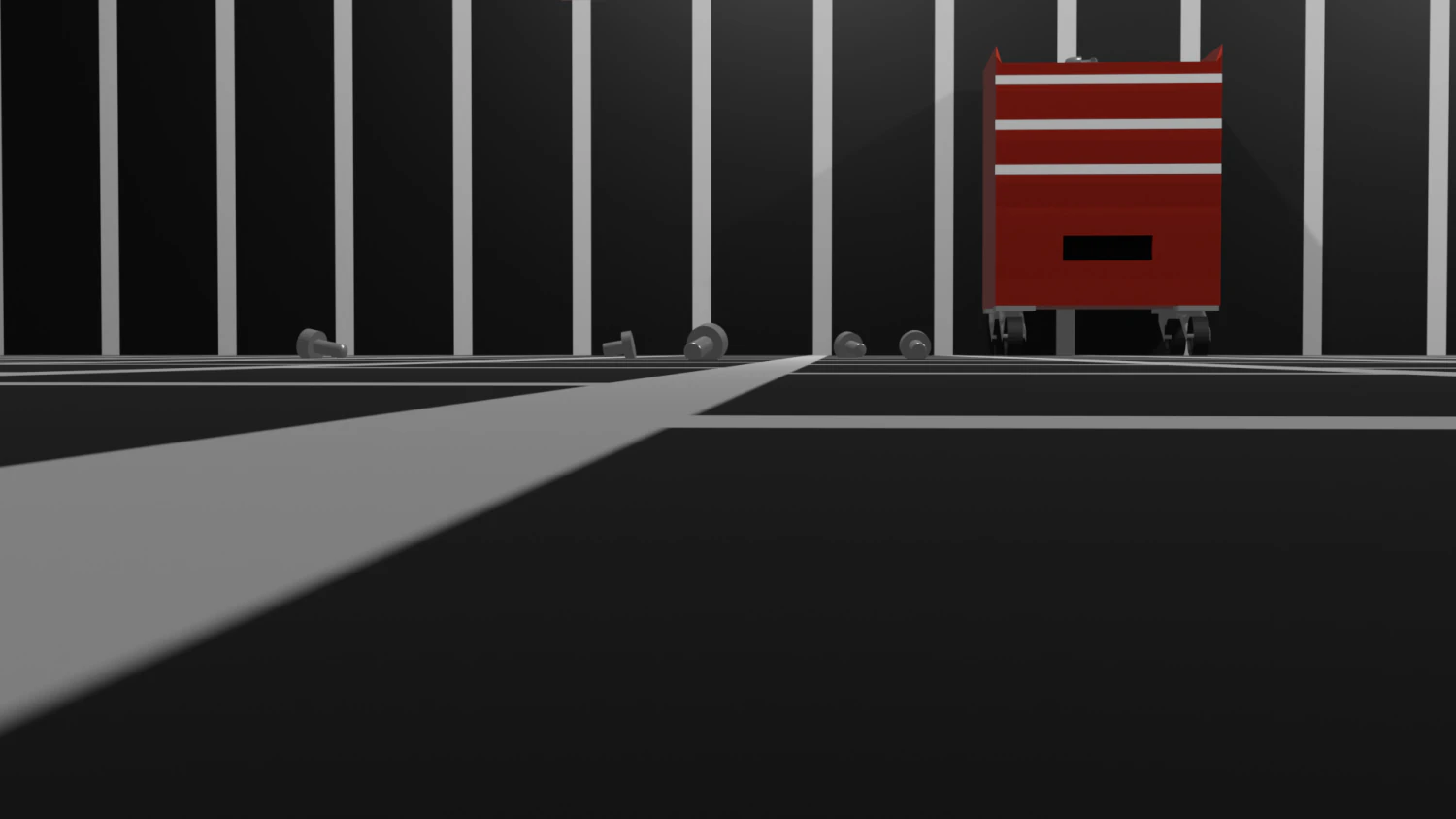 Garage Room 3D Model .c4d .max .obj .3ds .fbx .stl .blend 