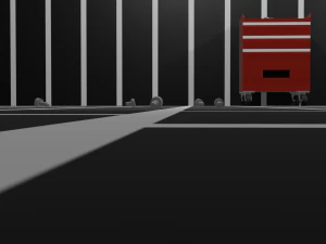 Комната в гараже 3D Модель